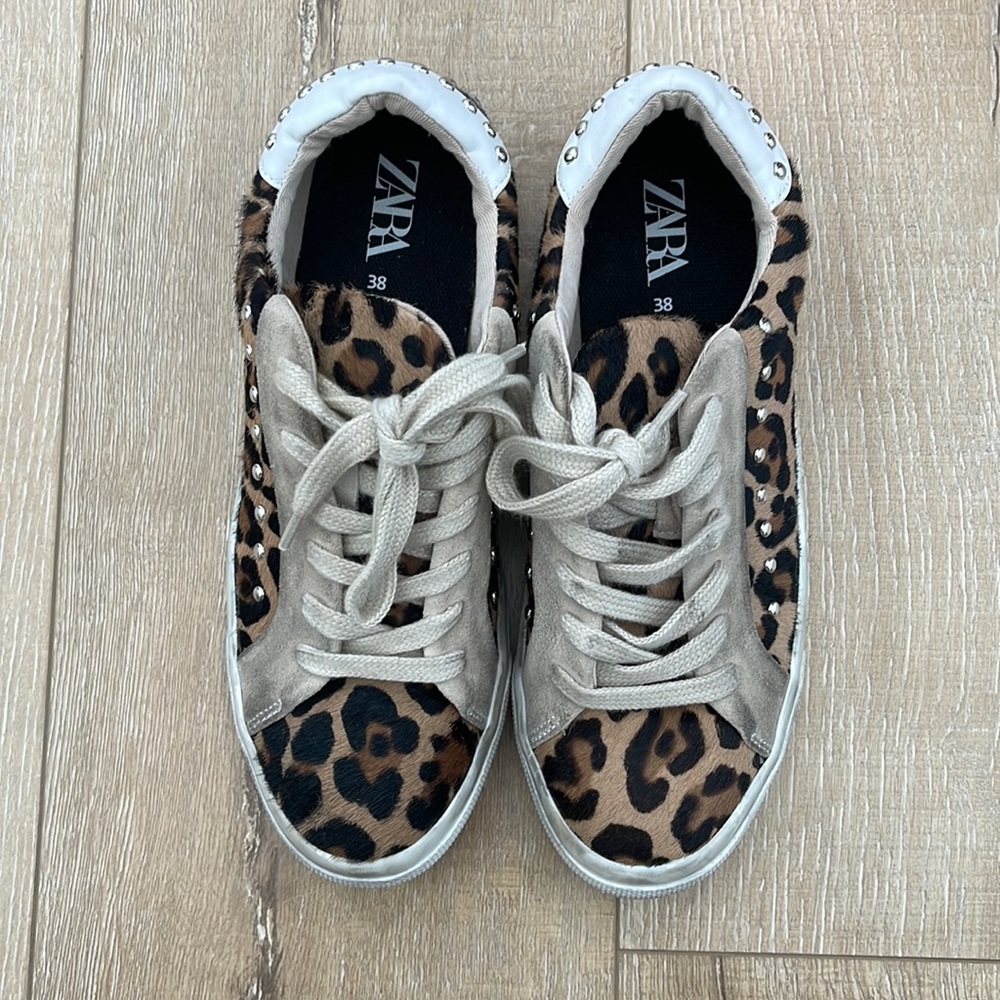 Zara sneakers leopard
